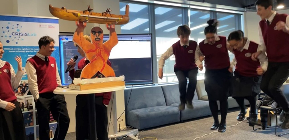 Students from Te Kura Māori o Porirua taking part in last year's CRISiSLab Challenge