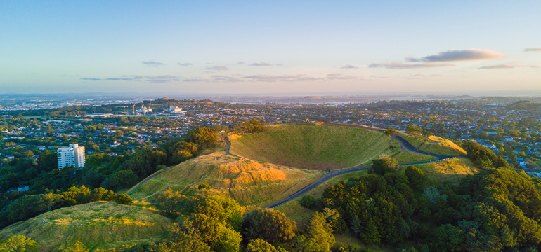 A recognised volcano in Auckland