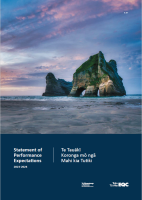 Statement of Performance expectations 2023-24 cover page 